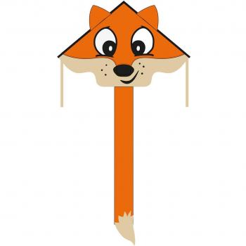 Invento 102202 – Ecoline simple Flyer Fox Niños Dragón einleiner, a partir de 5 años, 75 x 120 cm y 1.5 m Dragón Cola Ripstop de poliéster 2 – 5 Beaufort