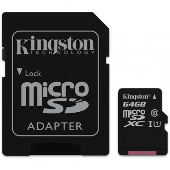 Kingston SDCIT/64GB - Tarjeta de memoria microSDXC de 64 GB