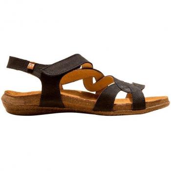 Sandalias de mujer El Naturalista Pleasant Black Wakataua