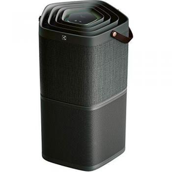 Purificador de Aire Electrolux PA91-404DG, 485 m³/h, para espacios de hasta 37 m², bajo nivel de ruido (46 dB), color gris oscuro