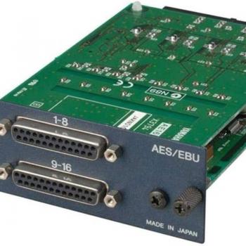 Yamaha 02R96 AES/EBU Interface Card with DB25 Connectors