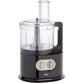 Braun FP 5160 BK Procesador de Alimentos, Potencia 1000W, Capacidad 2L, Color Negro