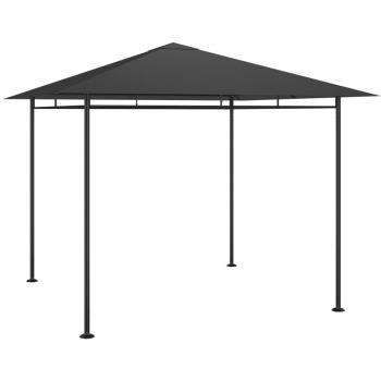 Cenador gris antracita 3x3x2,7 m 180 g/m²
