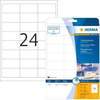 Herma 4389 - Etiqueta de impresora autoadhesiva, pack de 600 unidades