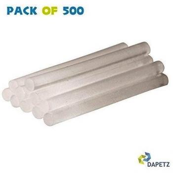 dapetz® Hot Melt Glue Sticks 500x 7mm Bulk Pack Hobby Craft DIY