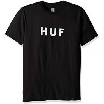HUF Black XL Men's T-Shirt with OG Logo