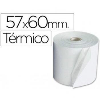 Q-Connect - Rollo sumadora termico 57 mm ancho x 60 mm diametro