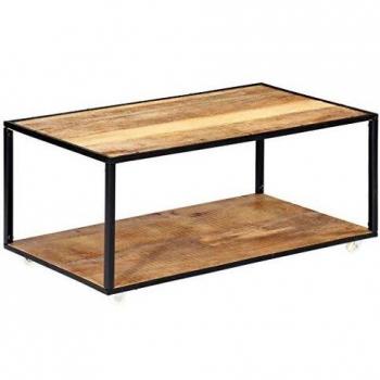 SengentoStyle Salontafel 90x50x40 cm massief gerecycled hout