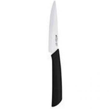 BERGNER Q3409 Cuchillo mondador de 9 cm en Color Negro colección Cera Bio, Acero Inoxidable