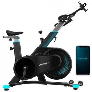 Cecotec Bicicleta Indoor DrumFit 7000 Magno Connected con Resistencia Magnética y Conectividad Bluetooth