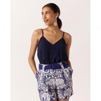 Top de mujer Naf Naf de tirantes ajustables con botones