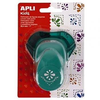 APLI Kids 13637-Perforadora papel esquina flor 25,4 mm