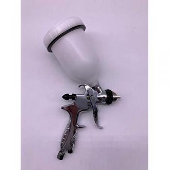 Cevik CA-1856/3 - Pistola de pintar acero/aluminio profesional 600 cc. con depósito superior de nylon. Abanico 180-250 mm.
