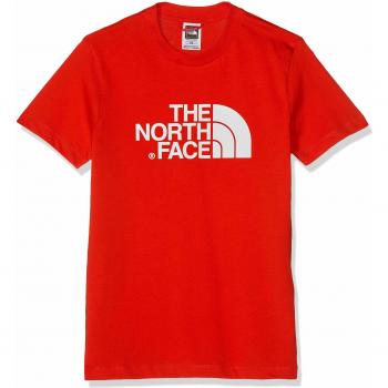 The North Face Y S/S Easy tee Camiseta, Niños, Fiery Red/TNF White, S