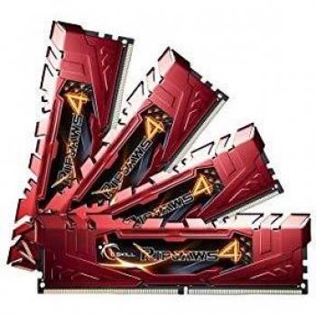 G Skill Ripjaws 4 F4-2666C15Q-16GRR 16GB Memory Module Kit with Heatspreader - Red