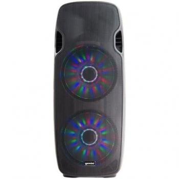 Gemini AS Series Bluetooth Dual 15-inch Portable PA Speaker with Multi-LEDs