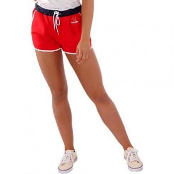 Wrangler Pantalones cortos para mujer, color rojo Color rojo. L