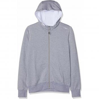 Cmp Gray Melange Fixed Hood Jacket for Boys 3 Years
