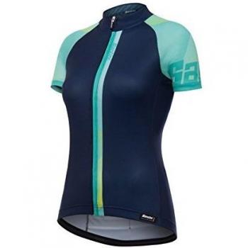 Santini Giada - Camiseta para Mujer, Mujer, Color Acqua Blue, tamaño Medium