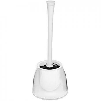 Wenko Fiesta Escobillero, Poliestireno, Blanco, 14.5x14.5x37 cm