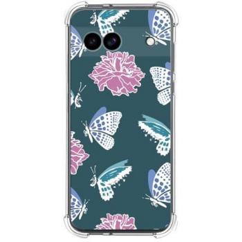 Funda Antigolpes de Silicona para Google Pixel 8a 5G con Diseño de Flores 10