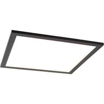 Panel LED moderno negro 40 cm con LED integrado - Liv