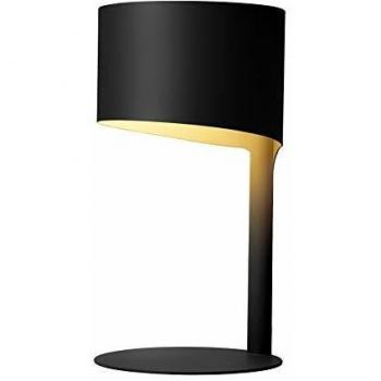 Lámpara de mesa Knulle de metal negro Ø 15 cm 1xE14
