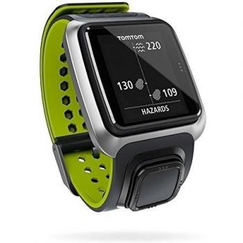 TomTom Golfer - Reloj para Golf con GPS, Color Gris / Verde, Talla Unica