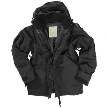 Mil-Tec ECWCS Jacket Fleece Lined Waterproof Black