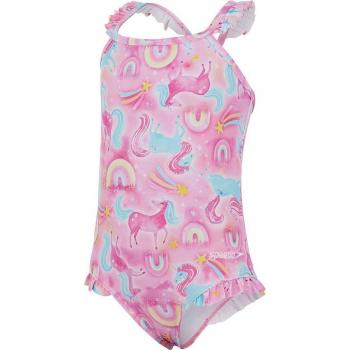 Bañador de bebés Speedo Infant Girls Allover Thinstrap Swimsuit con diseño digital placement