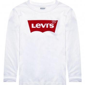 Levi's Boys' Batwing T-Shirt, White with Red Logo