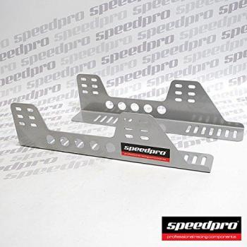 Negro cubo asiento lateral soportes/Soportes omp Sparco Cobra Carrera/Rally/Fia/MSA par – nieve Speedpro