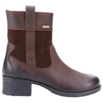 Hush Puppies Women's Brown Leather Fashion Boot 'Saskia'