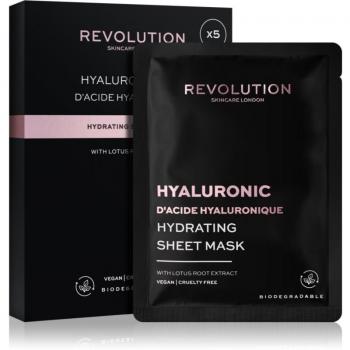 Revolution Skincare - 5-Pack Biodegradable Hydrating Hyaluronic Acid Sheet Masks