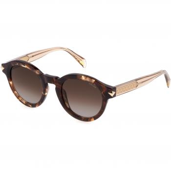 Police Stylish Sunglasses SPLF31, Brown, Unisex, Size: 47 MM