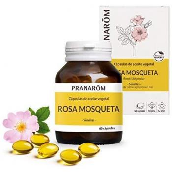 PRANAROM INTERNATIONAL Rosa MOSQUETA 60cap PRANAROM, único, estándar