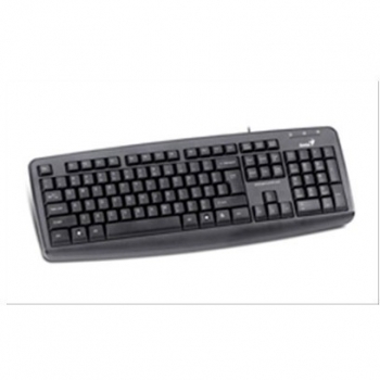 Teclado Genius KB-110X USB con 106 Teclas y Reducción de Ruido - Color Negro