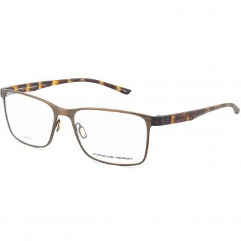 Porsche Design P8346E57 Gafas de Vista para Hombre, Montura Dorada, 57mm