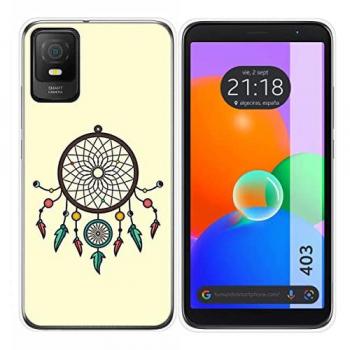 Funda de Silicona Personalizada Gel TPU para TCL 403 con Diseño de Atrapasueños