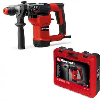 Einhell Martillo perforador TC-RH 28 3F 950W 3,5 J (mecanismo percutor neumático, SDS-plus, tope de profundidad, perforación/perforación con percusión/cinc