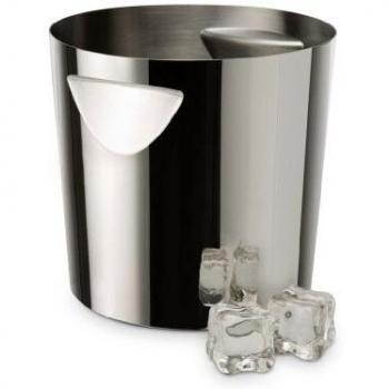 BRA Bella - Cubo de champán, Pared Simple, 4 litros, Acero Inoxidable 18/10
