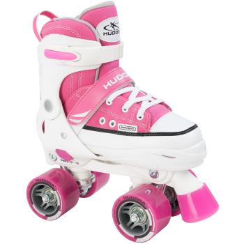Hudora Rollschuhe Roller Skate, Pink, verstellbar Gr. 36-39 - Patines en Paralelo, Color Rosa, Talla 36-39