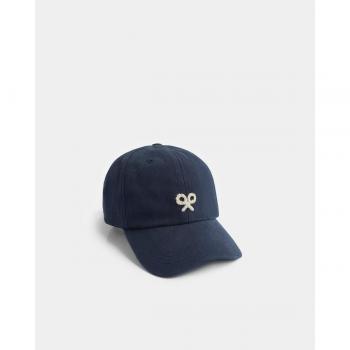 Gorra raqueta bordada azul marino para Hombre