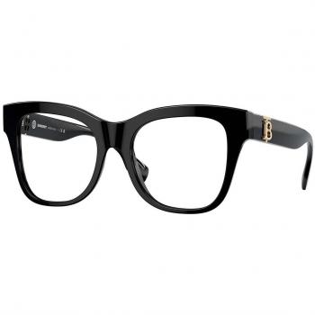 Burberry BE2388F Asian Fit 3001 Women’s Eyeglasses Black Size 52 (Frame Only) - Blue Light Block Available