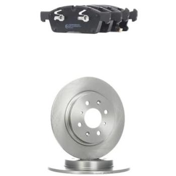 Kit de discos de freno y pastillas RIDEX 3405B1974 para eje delantero con clip de émbolo, ventilación interna, compatible con JEEP GRAND CHEROKEE IV WK, WK2 y DODGE Dur