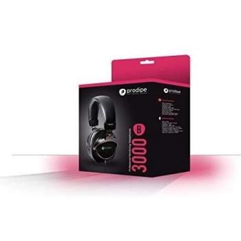 Prodipe 3000B Professional Closed-Back Studio Headphones Black and Red