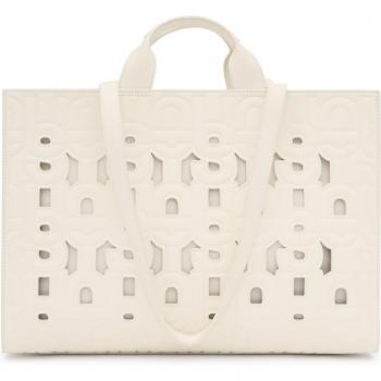 Bolso Shopper Grande Amaya Manifesto Beige Tous