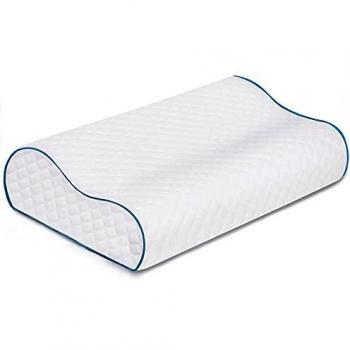 Findigit Almohada Espuma de Memoria, Almohada Viscoelastica, Almohada de Altura Seleccionable, Almohada Cervical, Almohada Ortopédica para Cama, Funda Extraíble y Lavable