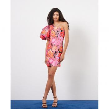 Vestido asimétrico corto Tintoretto