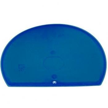 Maya 81916 - Rasqueta Flexible, para Masa Redonda sin Agujero, 160 x 125 x 1,65mm, Azul